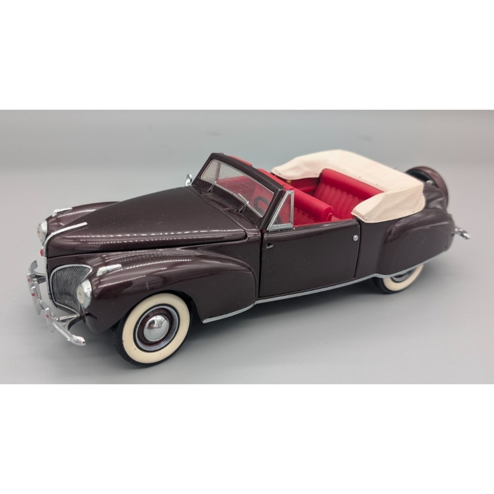 1941 Lincoln Continental Diecast Car 1/18 Scale Franklin Mint Precision Model